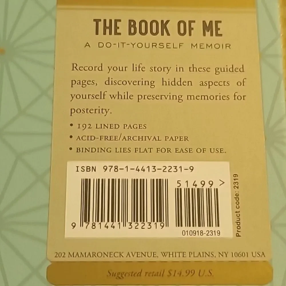 The Book of Me - Do-It-Yourself Memoir
